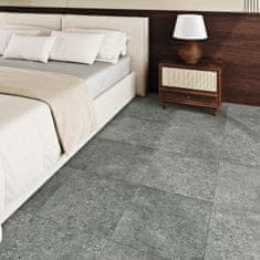 Nikcorp Samoljepljive vinilne podne pločice PVC, imitacija granita, siva, 30x30 cm, vodootporne, set 15 komada, za kuhinju i kupaonicu