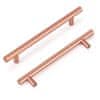 Nikcorp Ručke za namještaj ružičasto zlato 192 mm, set od 10 komada, moderne metalne ručke za kuhinjske ormariće, ladice i ormare