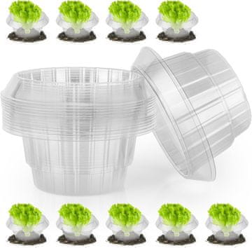 Nikcorp Prsten protiv puževa zaštitna ograda za biljke, set 13 kom, mehanička barijera bez kemikalija, UV otporno, 23x12 cm