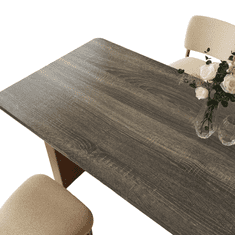 Nikcorp Samoljepljiva folija za namještaj i radne ploče tamno drvo oraha, vodootporna vinilna tapeta za obnovu, 40x300 cm