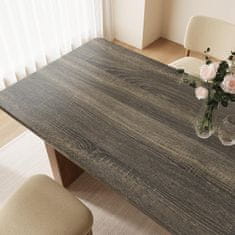 Nikcorp Samoljepljiva folija za namještaj i radne ploče tamno drvo oraha, vodootporna vinilna tapeta za obnovu, 40x300 cm