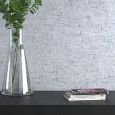 Nikcorp Samoljepljive tapete vintage vinilna folija za namještaj i zidove, efekt betona, vodootporna, 40x900 cm, sivo-plava