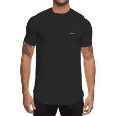 Nikcorp Muška sportska majica za trening, kompresijska, pamučna, Muscle Fit kroj, visoka prozračnost, crna, veličina M