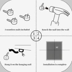 Nikcorp Slika na platnu Plava čaplja u drvenom okviru, vintage stil, zidna dekoracija, HD print, za dnevni boravak i ured, 40x60 cm