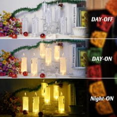 Nikcorp LED svijeće 18 cm set od 6 komada efekt plamena ulošci za lampione realistično treperenje baterijske dekorativne svijeće