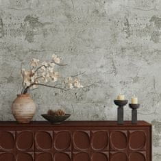 Nikcorp Samoljepljiva tapeta s efektom betona, siva vinilna zidna obloga za namještaj i kuhinju, vodootporna, 60x300 cm