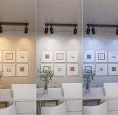 Nikcorp Stropna svjetiljka s 3 reflektora GU10 podesiva bijela 39 cm moderna aluminijska stropna rasvjeta za unutarnje prostore 50W