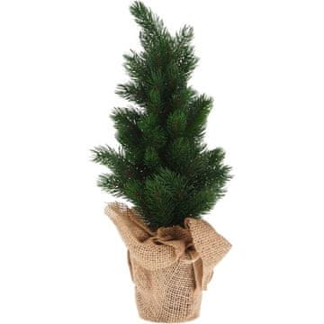 HOMESTYLING Ukras za božićno drvce u juteni vrećici, 45 cm