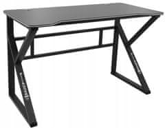 BAUG tools Aluminijski stol za igranje računala 120×60 Carbon Flex