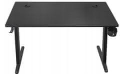 BAUG tools Aluminijski stol za igranje računala 120x60cm Carbon Flex HDF PVC