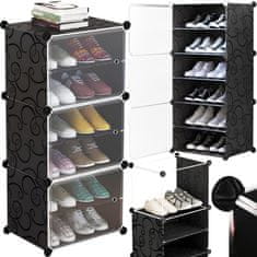 Dexxer Modularni ormarić za cipele s organizatorom za obuću, 6 polica
