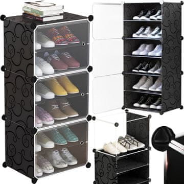 Dexxer Modularni ormarić za cipele s organizatorom za obuću, 6 polica