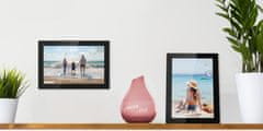 Krüger&Matz Digitalni okvir za fotografije osjetljiv na dodir FRAMEO Wi-Fi zvučnik 10,1″ crni + aplikacija