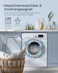 Songmics Jastuk za krevet set od 2 80x80x18 cm siva