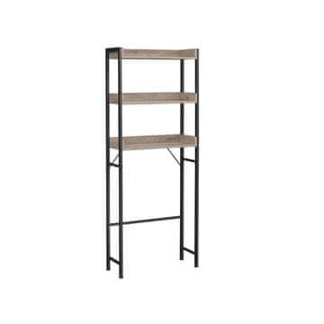 Songmics Kupaonska polica 63x25x165 cm Greige