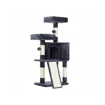 Songmics Stablo za mačke 50x35x115 cm sivo