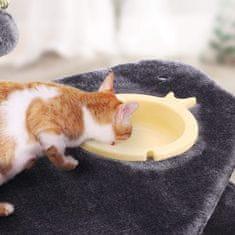 Songmics Penjalica za mačke 174x90x92 cm siva