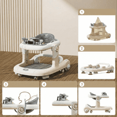 Tavalax Podesiva dječja hodalica s mekim kotačima (6–24 mj.)