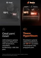Tineco FLOOR ONE S7 Pro Stretch Steam baterijski usisavač i parni čistač, iLoop, HyperSteam 160°C, FlashDry sušenje, crni