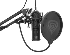 Genesis RADIUM 400 G2 profesionalni mikrofon, stolni / studijski, 192 kHz, podesiva ruka / nosač / stalak, crni