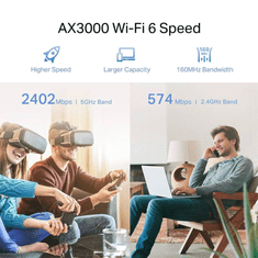 TP-Link Wi-Fi proširivač dometa RE705X WiFi 6