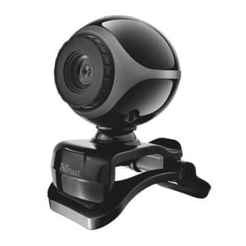 Trust Web-kamera Exis Webcam black/silver
