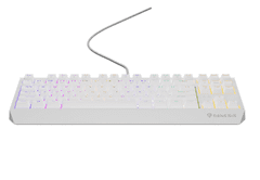 Genesis Thor 230 TKL mehanička gaming tipkovnica, žičana, RGB, Hot-Swap, Outemu crvena, bijela