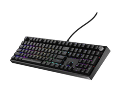 Genesis Thor 404 mehanička tipkovnica za igranje, Gateron Yellow Pro, RGB, Hot-Swap, crna