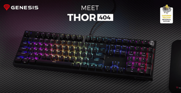 Odlična tipkovnica THOR 404