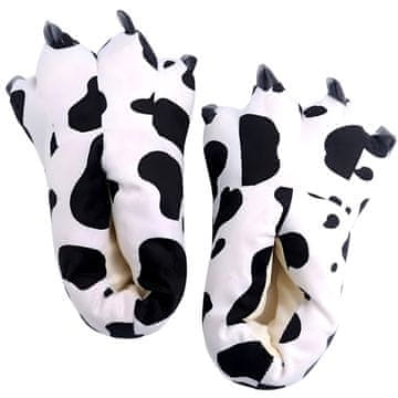 Onesies Tople plišane kravlje papuče