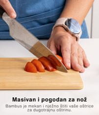 Deco Haus Deco Haus set od 6 drvenih dasaka za doručak [DEBLJINA 0,8 cm] – Mala drvena daska za rezanje 23 x 17,5 cm – Antibakterijska drvena daska – Set dasaka za grickalice za kuhinju – Daska za ručak