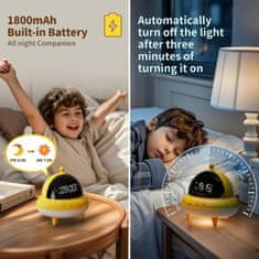 Symfony Budilica Beaverlab UFO Night Light