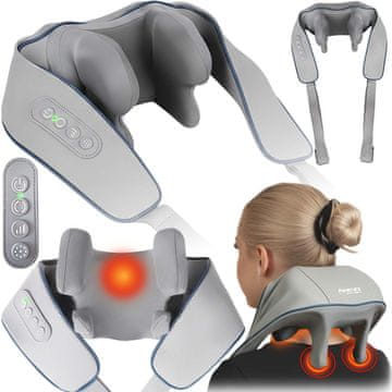 Neo-Sport NS-505 bežični shiatsu masažer za vrat i leđa s 3 načina grijanja