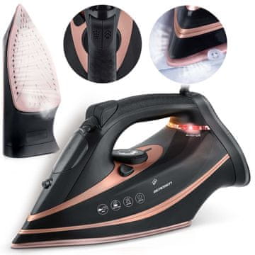 Berdsen 3000W BD-332 parno glačalo, keramički premaz, vertikalni rad