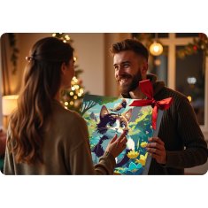 Massido Slika po broju 40x50 cm Kotek