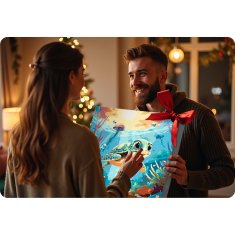 Massido Slika po broju 40x50 cm kornjača