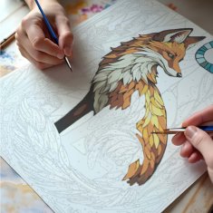 Massido Slika po broju 40x50 cm Lisek