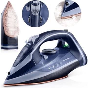 Berdsen 3000W BD-330 parno glačalo, keramički premaz, vertikalni rad