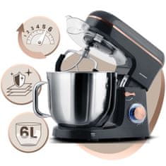 Berdsen 1400 W BD-756 3-u-1 planetarni mikser, kuhinjski robot 6l