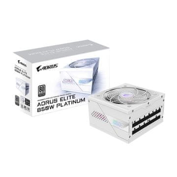 Gigabyte GIGABYTE AORUS ELITE P850W ICE napajanje, 850W, 80 PLUS Platinum, Modularno