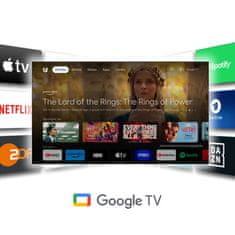 Thomson Plus 270 multimedijski player, 4K UHD, Google TV, crni (Premium crna)