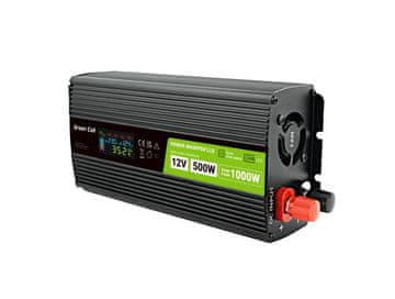 Green Green Cell PowerInverter LCD 12V 500W/10000W pretvarač napajanja s čistim sinusnim valom