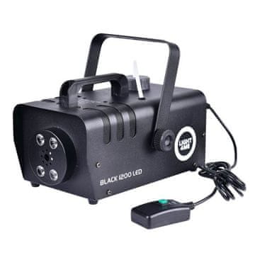 BLACK LIGHT4ME Black 1200 LED stroj za dim, 850W, 1L spremnik, DMX