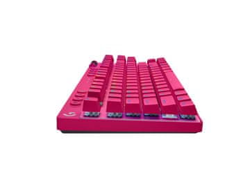 slomart Logitech G PRO X TKL Gaming tipkovnica RF Wireless + Bluetooth, Magenta