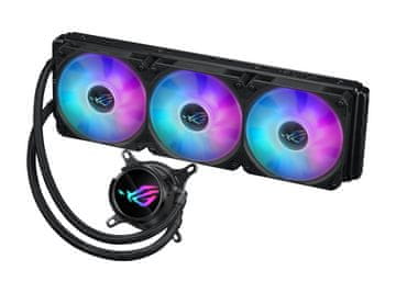 slomart ASUS ROG Strix LC III 360 ARGB komplet za tekućinsko hlađenje procesora, 12 cm, crna