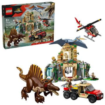 LEGO Jurski svijet 76976 - Zračna misija s Ketchumom i Spinosaurom