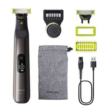 slomart Philips OneBlade Pro 360 QP6552/15 brijač za lice i tijelo, krom