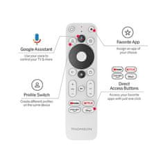 Thomson Plus 270 multimedijski player, 4K UHD, Google TV, bijela (čisto bijela)