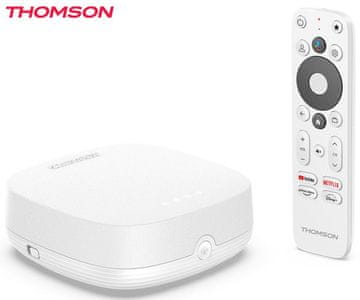 Thomson Plus 270 multimedijski player, 4K UHD, Google TV, bijela (čisto bijela)