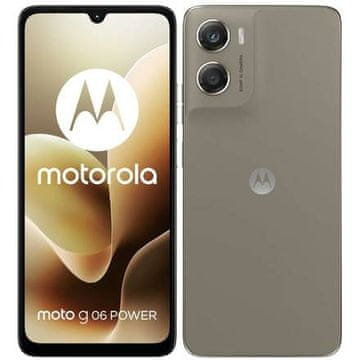 Motorola Mobilni telefon Moto G06 Power 4+256GB smeđa